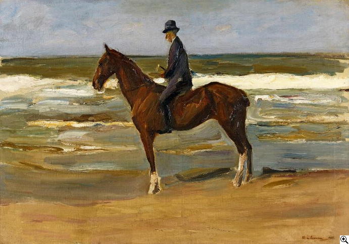 Max Liebermann  Reiter am Strand nach links | 1908 (?)  Öl auf Leinwand | 71 x 101cm  Ergebnis: 192.000 Euro