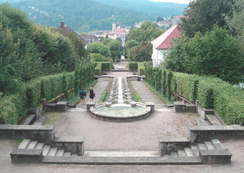 Max Laeuger Villen und Wasserkunstanlage Paradies Baden-Baden, 1922 – 1925  Foto: Badisches Landesmuseum Karlsruhe/ Arthur Mehlstäubler