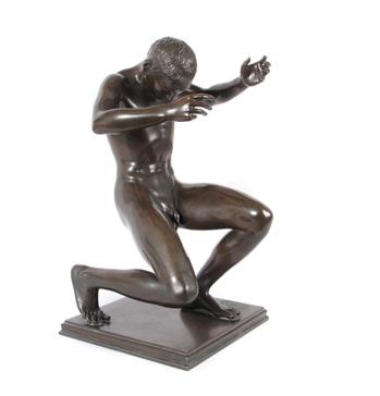 Ernst Wenck, Linos, Bronze 1914, H: 79 cm, Limit 2800.-