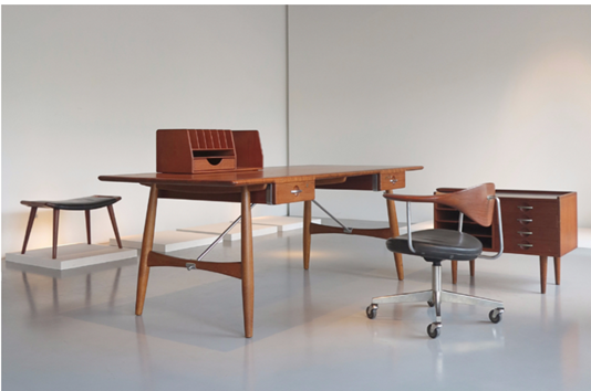 The Architect's Desk/ Hans J. Wegner, 1953/ Courtesy: Dansk Møbelkunst Gallery