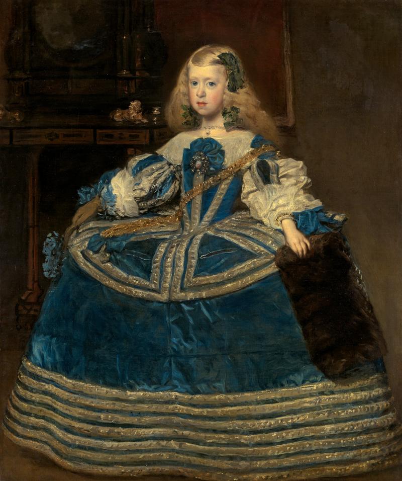 Infantin Margarita Teresa in blauem Kleid (1.5 MB) Diego Velázquez 1659 126 x 106 cm © KHM