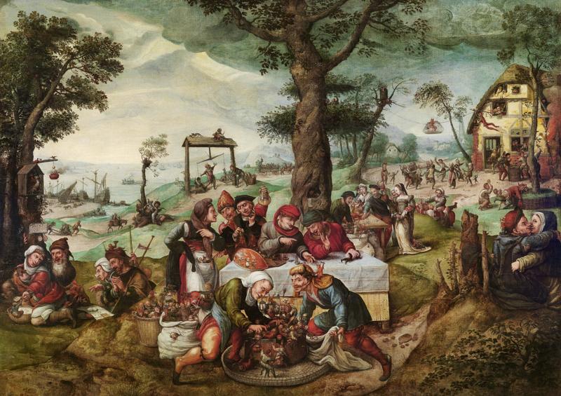 Frans Verbeeck (1510 - 1570) Der Narrenhandel (Satire auf die menschliche Torheit), Öl auf Leinwand, 135 x 188 cm € 900.000 - 1.200.000 Auktion 21. Oktober 2014