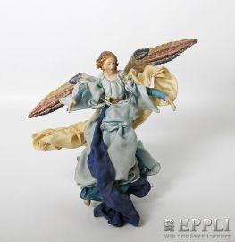 NEAPOLITANISCHE KRIPPENFIGUR, kleiner geflügelter Engel. Aufrufpreis: 300,00 €