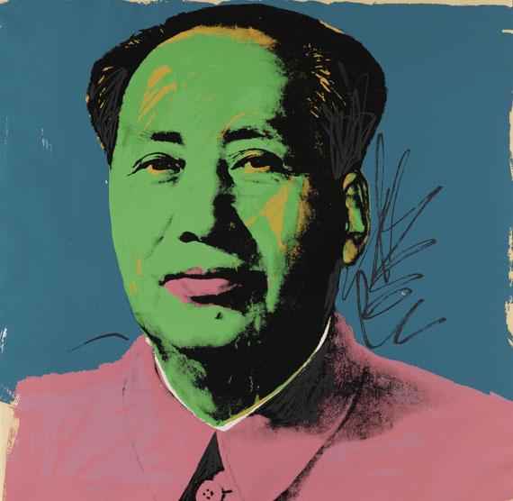 Lot: 895   Warhol, Andy  Mao, 1972.  Schätzpreis: 20.000 EUR / 26.200 $