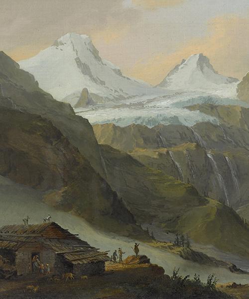 at.-Nr. 1183 CASPAR WOLF Blick von Breitlauinen gegen den Breithorngletscher Zuschlag (inkl. Aufgeld) CHF 117'600 | EUR 98'000