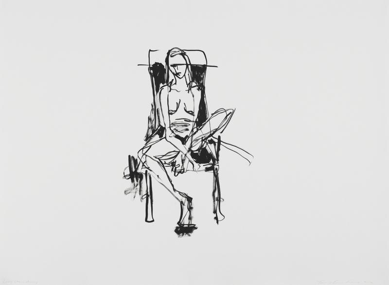 Tracey Emin Lonely Chair drawing, 2012 © The artist courtesy Lehmann Maupin Gallery Bildrecht, Wien 2015