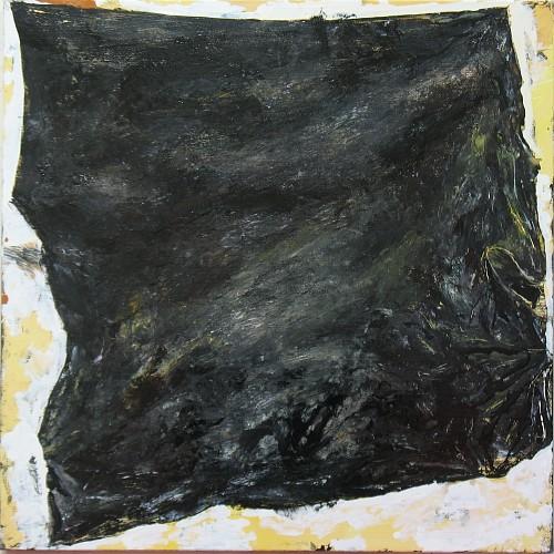 Giuliano Collina Tovagliolo nero steso, 2014 Lack auf Leinwand, 60 x 60 cm Ref. 75