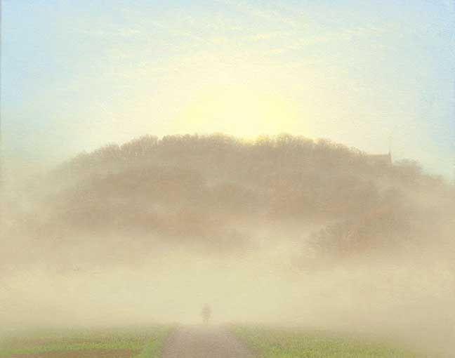 There is a Way by Steven Outram RBA. OIl on canvas. The Linda Blackstone Gallery.