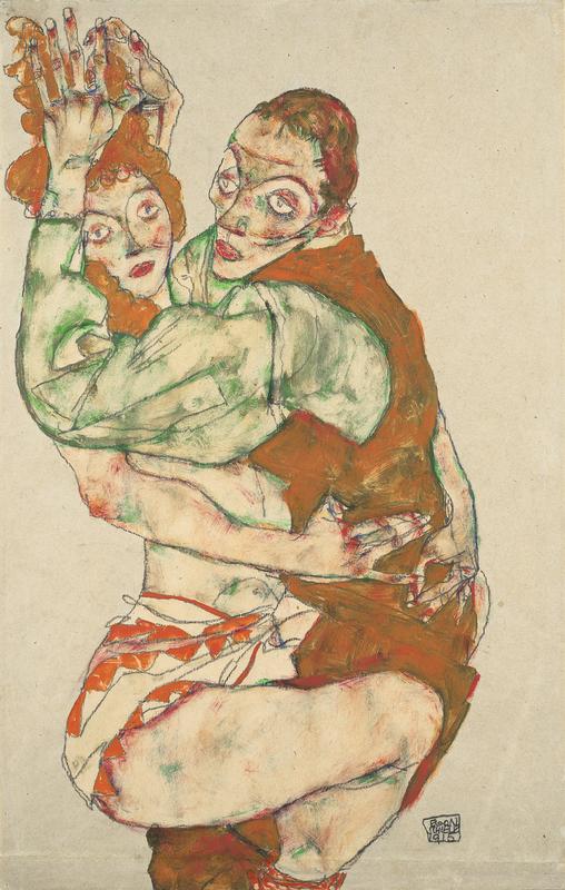 Egon Schiele, Liebesakt, 1915 © Leopold Museum, Wien, Inv. 1419