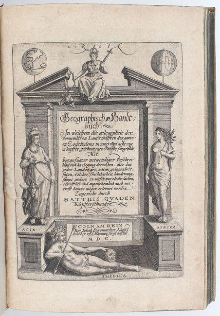 Quad, Geographisch Handtbuch Quad, M. Geographisch Handtbuch. Köln, J. Bussemacher, 1600. Schätzpreis:	12.000 €