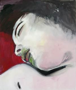 Marlene Dumas, Broken White, 2006, Öl auf Leinwand, 130 x 110 cm, Courtesy Gallery Koyanagi, © Marlene Dumas, Foto: Peter Cox, © 2015, ProLitteris, Zürich