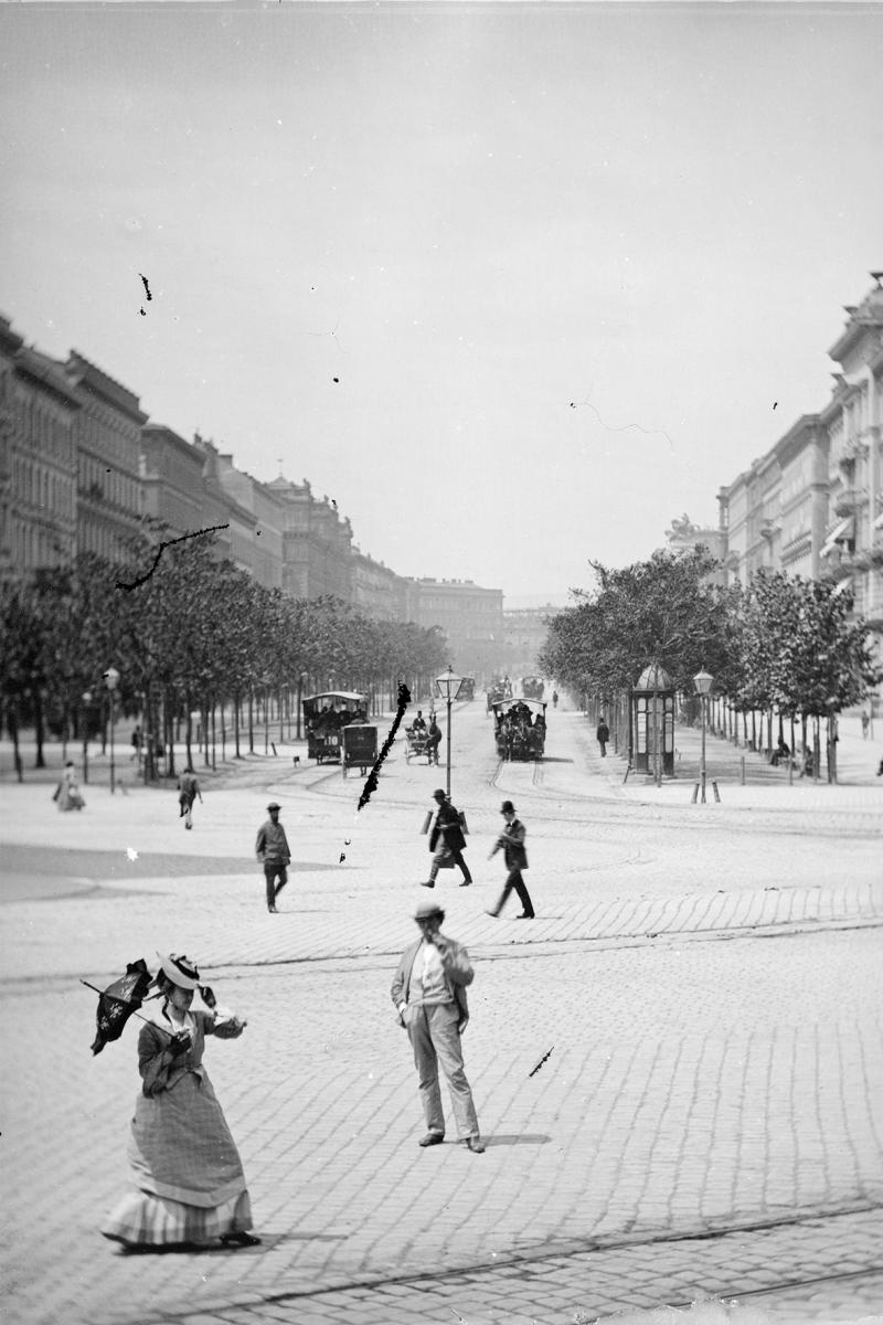 Am Kärntner Ring Foto: Wilhelm Burger um 1876