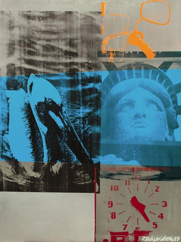 Robert Rauschenberg (Port Arthur/Texas 1925 – 2008 Captiva Island/Florida) OHNE TITEL. 1989 Schätzpreis:	100.000 - 150.000 €