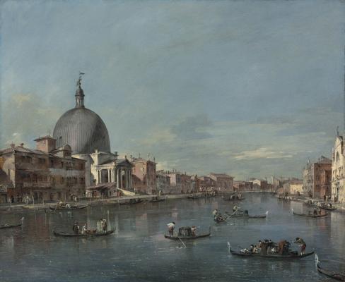 Participants / Christie's Francesco Guardi (1712 – Venice – 1793) The Grand Canal, Venice, with San Simeone Piccolo and Santa Lucia