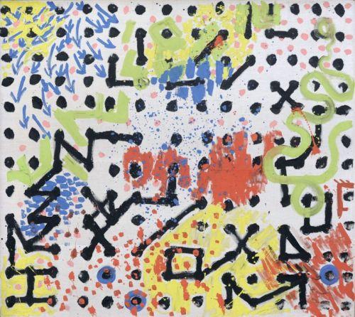 116  A.R. Penck und Steffen Kuhnert (Terk) "Gehirn". 1972. 6000 €