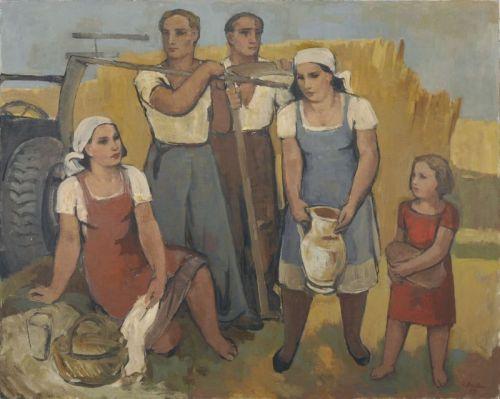 55  Johannes Beutner "Nach der Feldarbeit". 1953. 9500 €