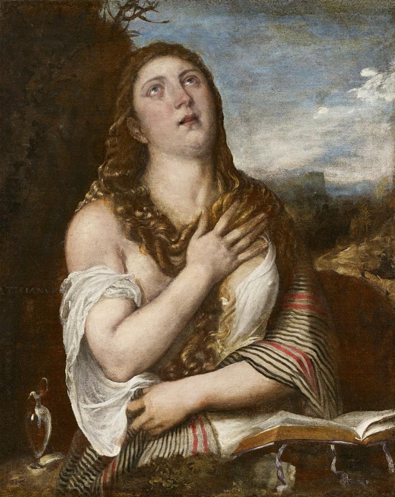 Tiziano Vecellio (1488/90-1576) und Werkstatt, Maria Magdalena, Öl/Leinwand, 100,5 x 80,5 cm  Auktion 20. Oktober 2015  Schätzwert € 200.000 - 300.000