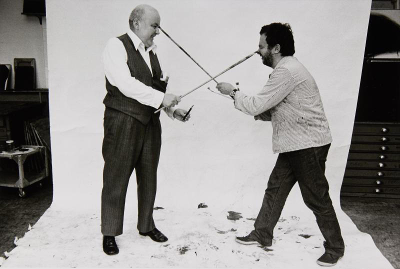 Dieter Roth und Arnulf Rainer, Misch- und Trennkunst 1974 © Fotosammlung OstLicht