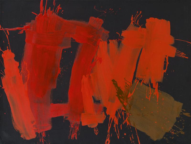 Markus Prachensky, Rouges differents, 1957, Öl auf Leinwand; 95 × 125 cm, € 35.000-70.000