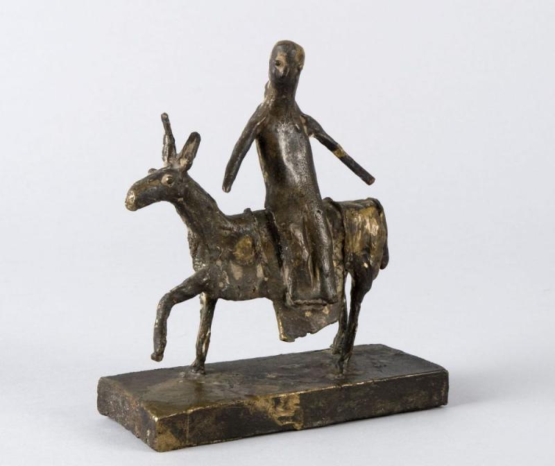 Kirchner, Heinrich. 1902 Erlangen - Pavolding 1984 Palmesel. Bronze. Aufrufpreis: 	1.200 EUR