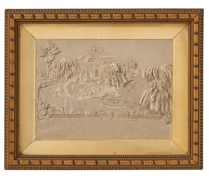 Annette Droste-Hülshoff "Das Thurnsche Gütchen" Papierrelief 9 x 12,5cm Taxe: 35.000 - 45.000 Euro