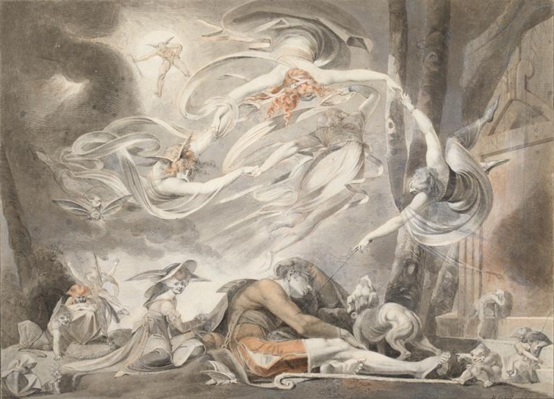 Johann Heinrich Füssli d. J. "The Shepherd's Dream", 1786 Albertina, Wien