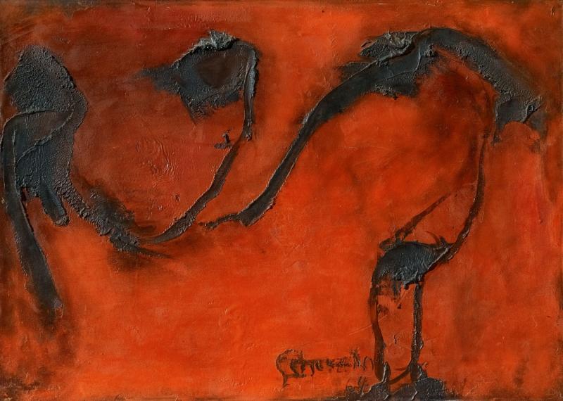 Emil Schumacher, Banga Gebot Lot 602 Schätzpreis: €80.000 - €120.000