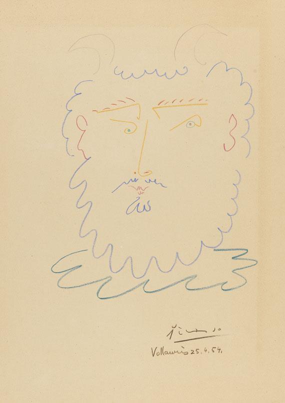 Pablo Picasso, Faun. 1954. Farblithografie. 1.410 EUR