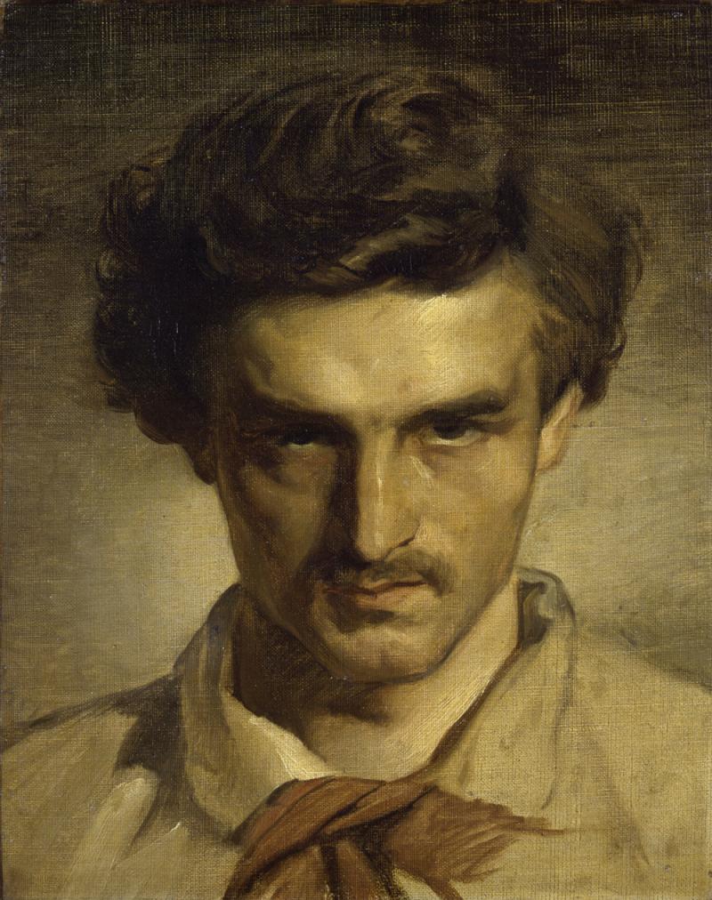 Anselm Feuerbach  Jugendliches Selbstbildnis, 1852/53  © bpk / Staatliche Kunsthalle Karlsruhe