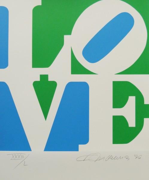 Robert Indiana / The Book of LOVE / 60 x 50,8 cm / 1996 / Siebdruck