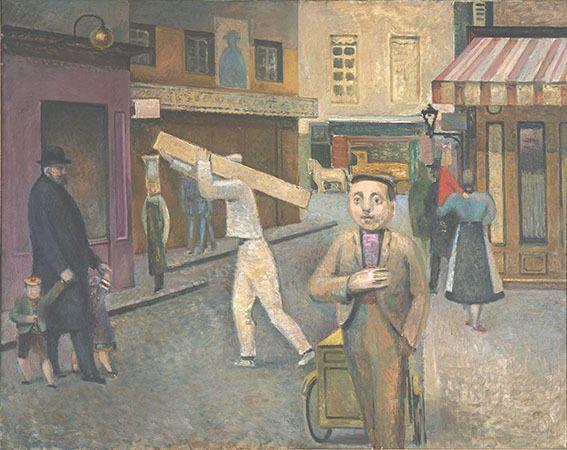 Balthus, Die Straße I, 1929, Öl auf Leinwand, 130 x 162 cm, Privatbesitz © Balthus 2016