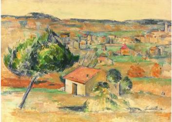 Paul Cézanne: Plaine provençale, 1883-85, Öl auf Leinwand, 58,5 x 81 cm, Hahnloser/Jaeggli-Stiftung, Winterthur, Foto: Reto Pedrini, Zürich