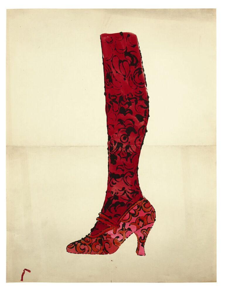 Lot 136/16, Andy Warhol Shoe