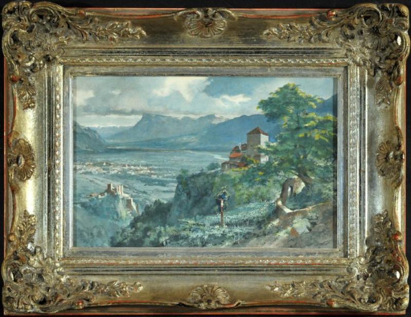 Compton, Edward Theodore, Blick auf Meran, Mindestpreis:	700 EUR