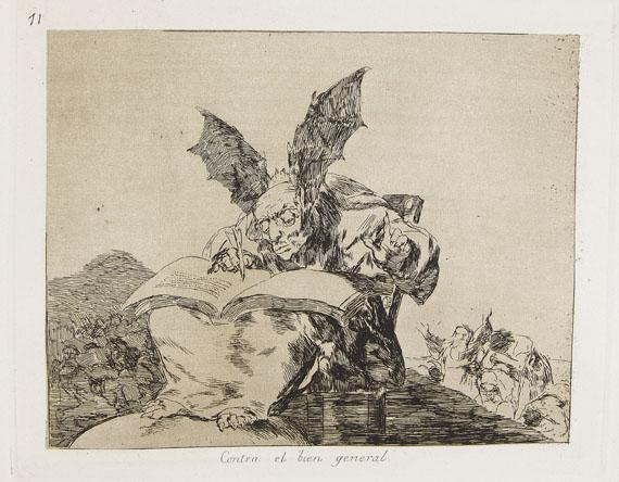 FRANCISCO DE GOYA Los desastres de la guerra, 1892. Radierung Schätzpreis: € 16.000