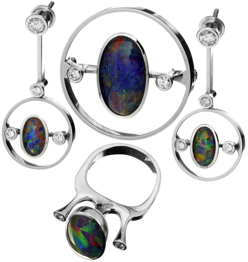 Set: Opal-Schmuck