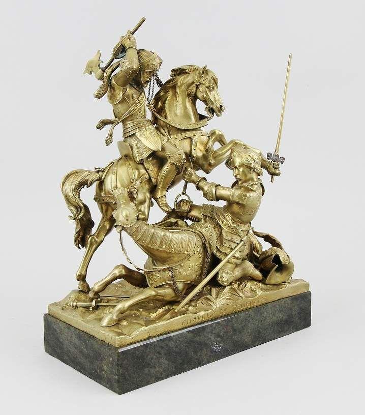 Gechter, Jean-François-Théodore (Paris 1795 - 1844 Paris) attr. Figur "Charles de Temeraire", Mindestpreis:	2.500 EUR