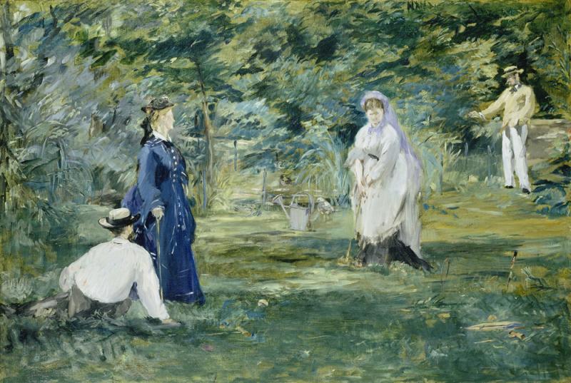 Édouard Manet Partie de Croquet / Die Krocketpartie, 1873 Édouard Manet (1832–1883) Partie de Croquet / Die Krocketpartie, 1873 Öl auf Leinwand, 72,5 x 106 cm Städel Museum, Frankfurt am Main Eigentum des Städelschen Museums-Vereins e. V. © Städel Museum, Frankfurt am Main – ARTOTHEK Foto: U. Edelmann