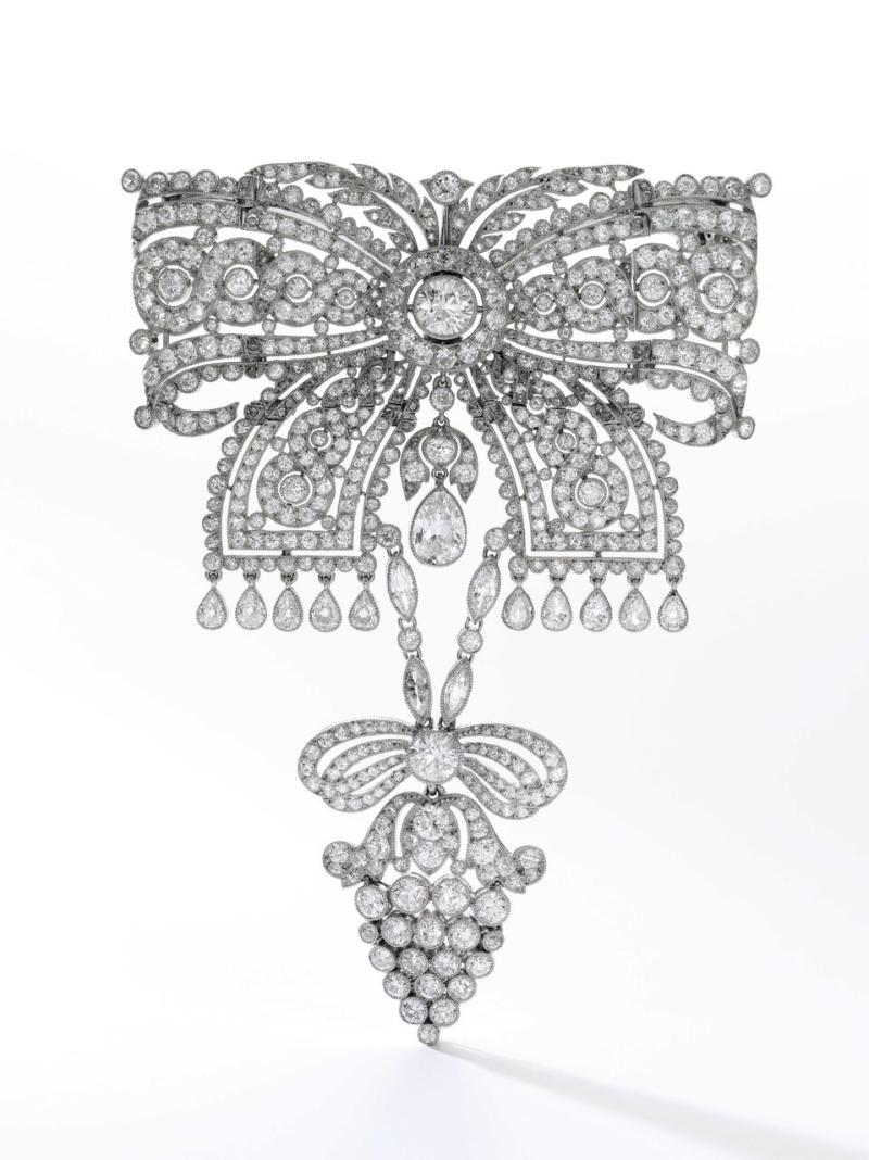 Lot 431 - Diamond brooch, Cartier, 1911