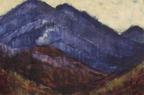 Christian Rohlfs (Niendorf 1849 – 1938 Hagen) „Die blauen Berge“. Um 1912, Schätzpreis: 	120.000 - 150.000 EUR