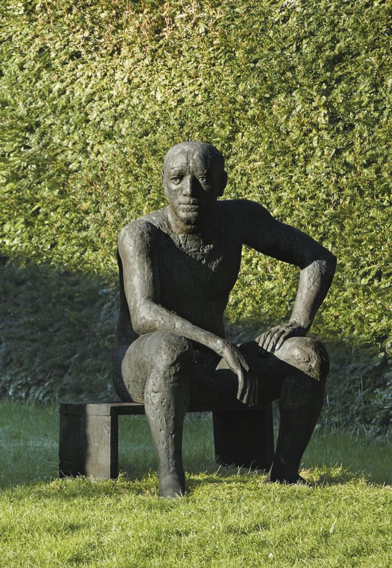 £725,000 ($1,028,412) £600,000 - 800,000 Dame Elisabeth Frink, Seated Man, bronze, conceived in 1983