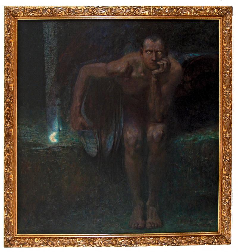 Franz von Stuck, Luzifer, 1890/1891 © The National Gallery, Sofia Öl auf Leinwand 161 × 152,5 cm