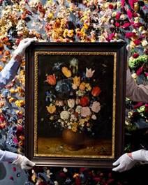 Jan Brueghel the Elde, Still Life of flowers in a stoneware vase