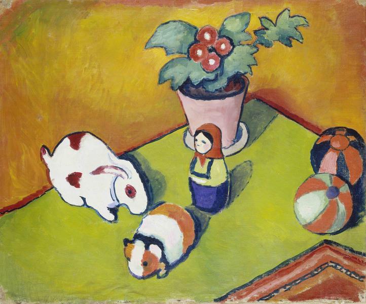 August Macke: Walterchen Spielsachen © Städel Museum - U. Edelmann - ARTOTHEK