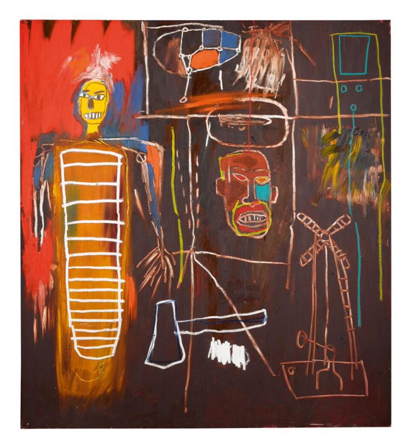 Jean-Michel Basquiat Air Power, 1984 Acrylic and oilstick on canvas £2.5-3.5m