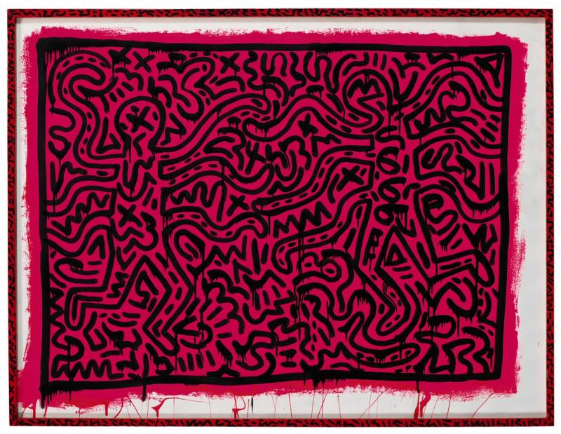 KEITH HARING Untitled, 1982 Estimate £200,000–300,000