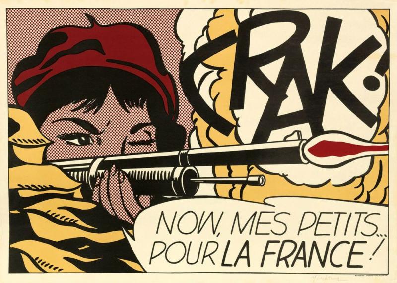 Roy Lichtenstein (1923 New York - 1997 ebenda) "Crak!" Originaltitel, Mindestpreis:	8.500 EUR