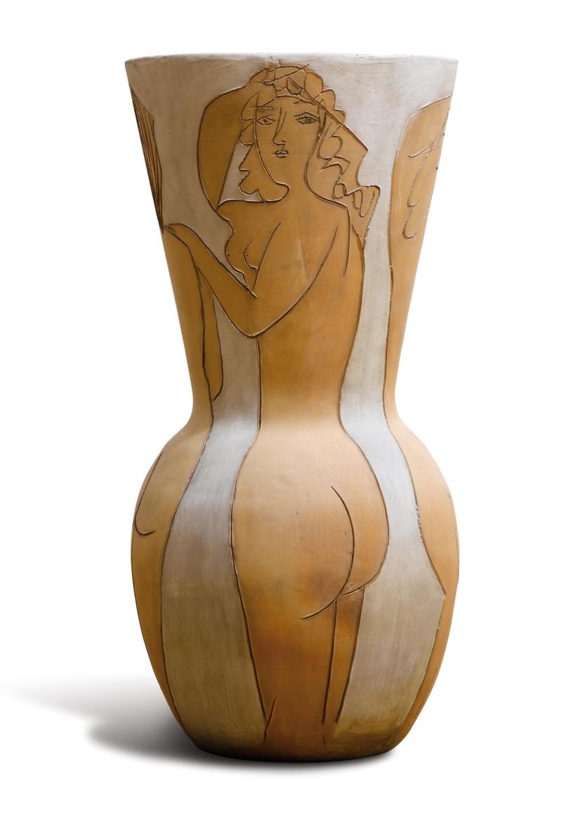 Lot 30, Picasso, Grand vase aux femme nues