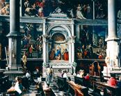 Thomas Struth San Zaccaria, Venezia, 1995 Farbfotografie,  182 x 230,5 cm Kunsthaus Zürich, © Thomas Struth