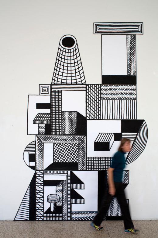 Nathalie Du Pasquier, Big Flat Construction, 2012, Courtesy die Künstlerin und Exile Gallery, Berlin, Foto: Alice Fiorilli